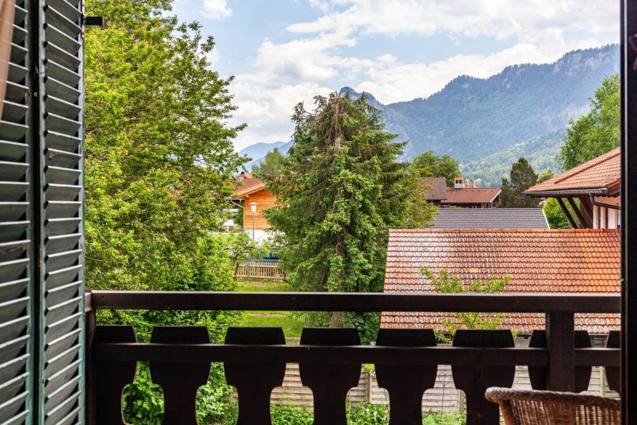 Ferienwohnung Bergblick Unterammergau Exteriör bild