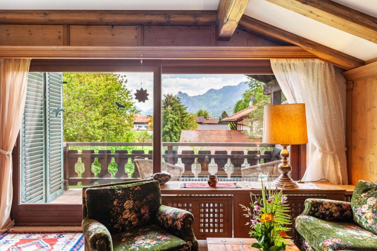 Ferienwohnung Bergblick Unterammergau Exteriör bild